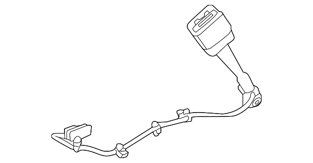 LR061304 Деталь BUCKLE, LEFT