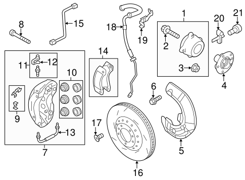 Cayenne FRONT BRAKES