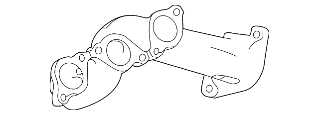 LR041646 Деталь EXHAUST MANIFOLD, RIGHT