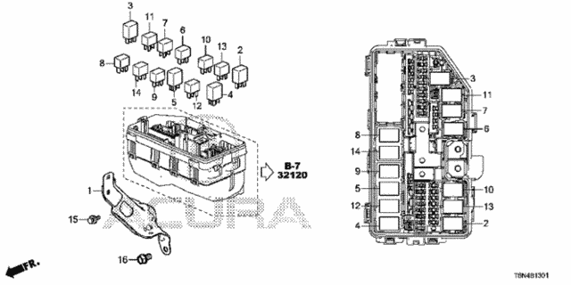 Control Unit (Front/Engine Room) (2) for 2018 Acura NSX #0