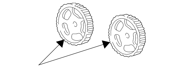 2M5Z-6256-AA Деталь SPROCKET, LEFT