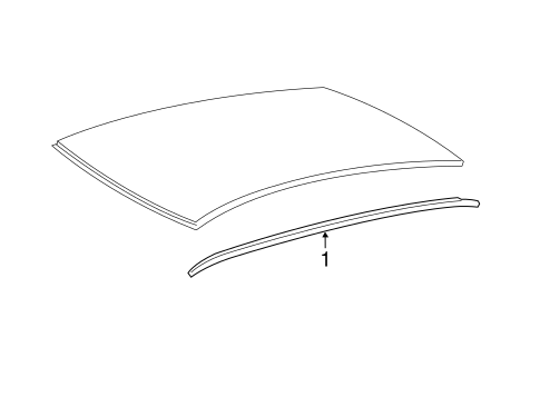 BODY/EXTERIOR TRIM - ROOF for 2008 Toyota Camry #1