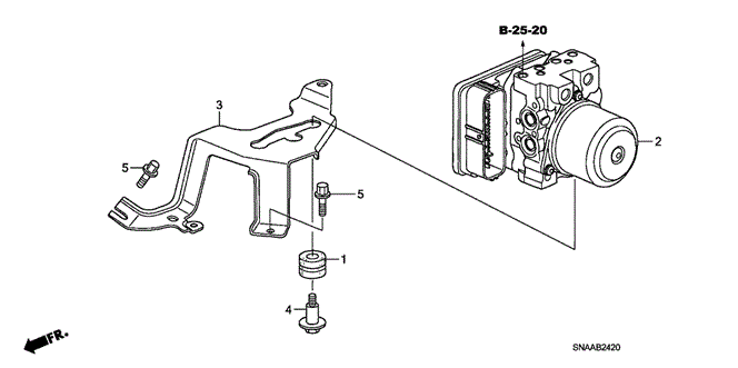 CHASSIS/VSA MODULATOR for 2009 Honda CIVIC SEDAN #1