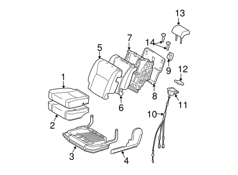 BODY/SECOND ROW SEATS for 2007 Toyota Highlander #4