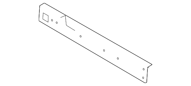 BK3Z-6151212-A Деталь ROOF RAIL, RIGHT