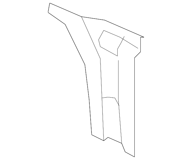 BK3Z-61279A92-B Деталь FRONT EXTN, RIGHT