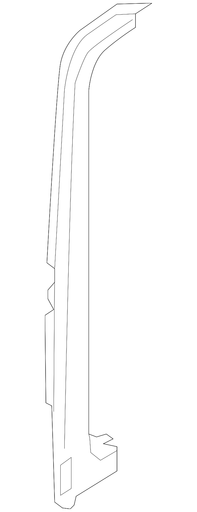 CK4Z-6140454-A Деталь RR PILLAR REINF, RIGHT