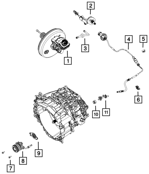 Clutch Controls for 2016 Fiat 500X #0