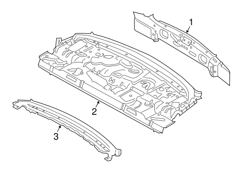 Rear Body for 2014 BMW 320i #0