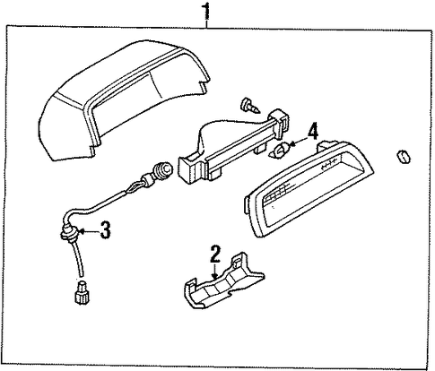 Tracer HIGH MOUNTED STOP LAMP