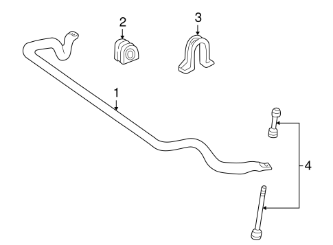 Blackwood STABILIZER BAR & COMPONENTS