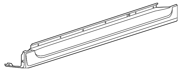 12800622 Деталь ROCKER MOLDING, RIGHT