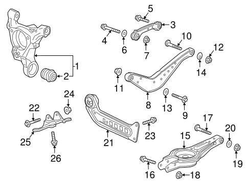 Rear Suspension/Rear Suspension for 2019 Buick Regal Sportback #1