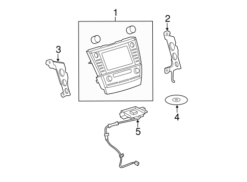 ELECTRICAL/NAVIGATION SYSTEM for 2009 Toyota Camry #1