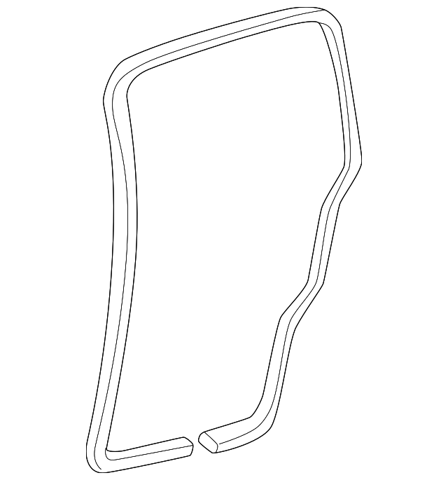 10292527 Деталь DOOR W'STRIP, LEFT