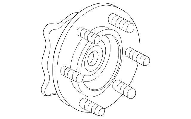 15233111 HUB & BEARING, LEFT