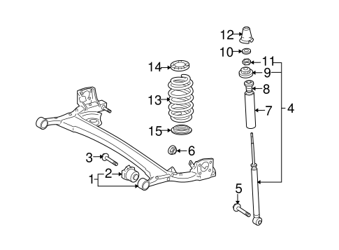 REAR SUSPENSION/REAR SUSPENSION for 2011 Scion xD #1