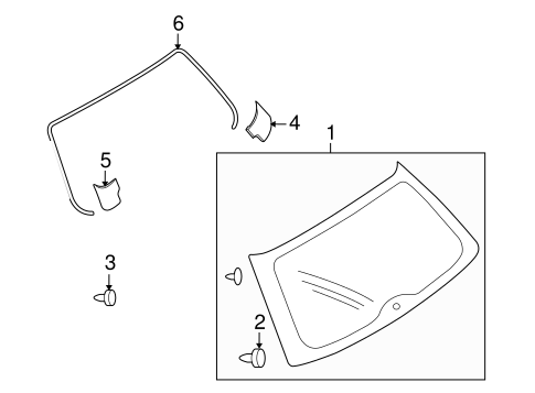 9-2X GLASS - LIFT GATE