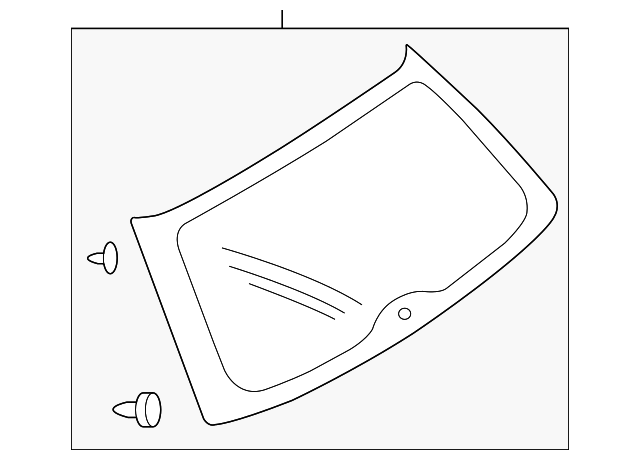 32007736 Деталь LIFT GATE GLASS