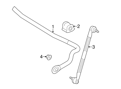 FRONT SUSPENSION/STABILIZER BAR & COMPONENTS for 2013 Toyota Prius V #1