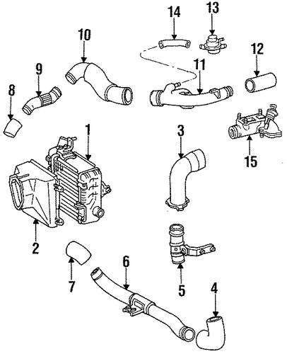 ENGINE/INTERCOOLER for 1998 Toyota Supra #1