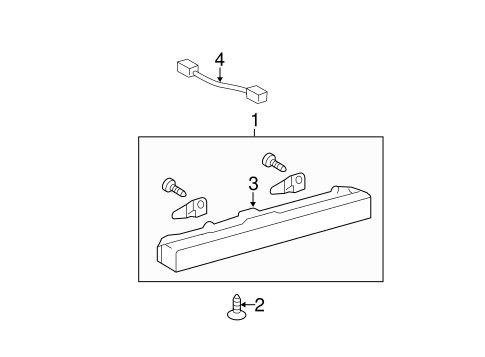 ELECTRICAL/HIGH MOUNTED STOP LAMP for 2008 Toyota Camry #1