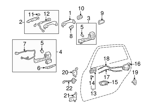 ELECTRICAL/REAR DOOR for 2010 Toyota Avalon #2