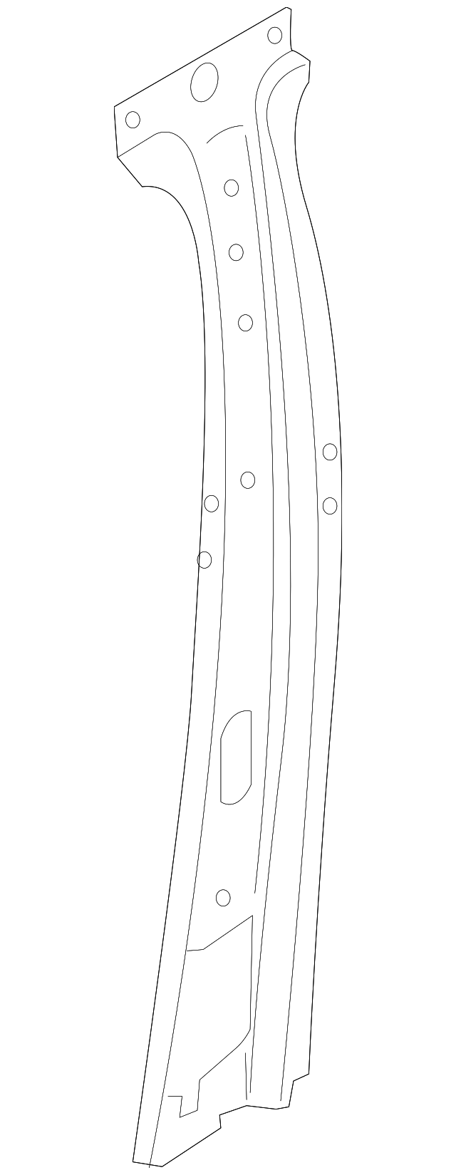 LR061698 Деталь INNER CENTER PLR, LEFT