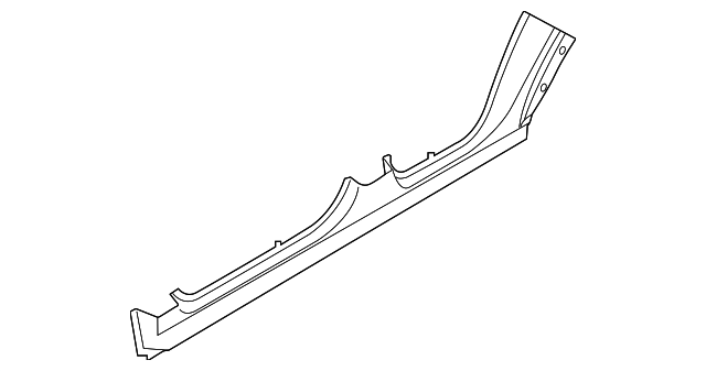 LR061011 Деталь OUTER ROCKER PNL, RIGHT