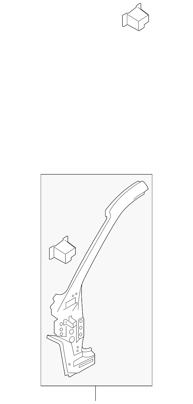 LR060977 Деталь HINGE PILLAR, RIGHT
