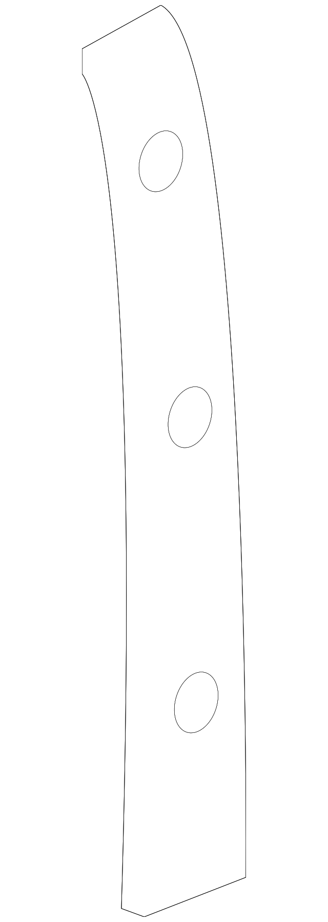 LR061695 Деталь INNER CENTER PLR REINFORCEMENT, RIGHT