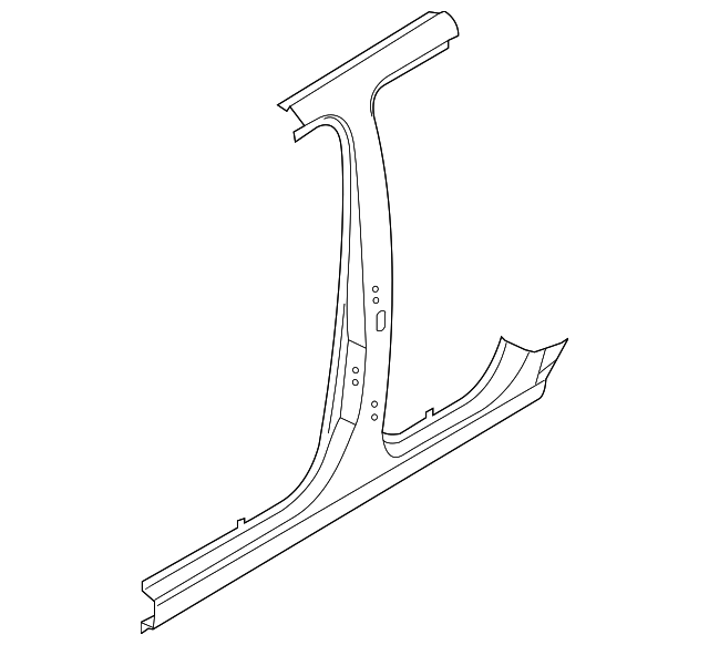 LR061009 Деталь OUTER CENTER PLR, LEFT