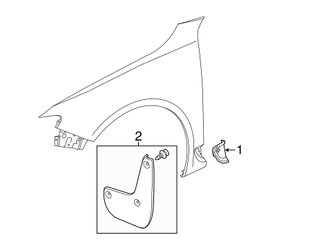 9-5 EXTERIOR TRIM - FENDER