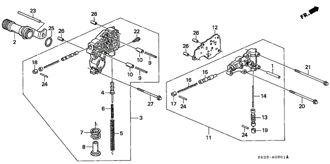 TRANSMISSION - AUTOMATIC/AT REGULATOR for 1992 Honda CIVIC HATCHBACK #1