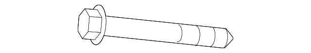 C2P7446 LOWER CNTRL ARM BOLT, LEFT