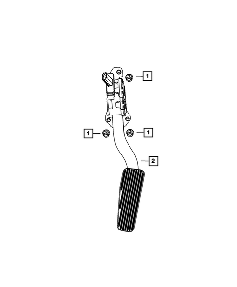 Accelerator Pedal for 2012 Chrysler Town & Country #0