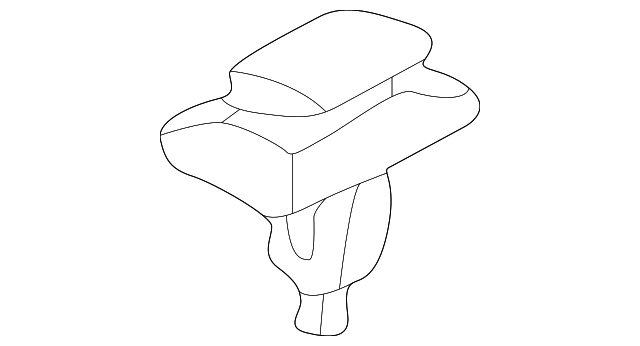 9151709 Деталь ROCKER MOLDING CLIP, RIGHT