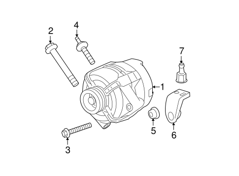 Electrical/Alternator for 2006 Chevrolet Malibu #2