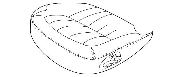 GNC4436ABSEB Деталь CUSHION COVER, RIGHT