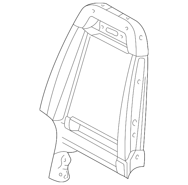 4S4Z5461019BA Деталь SEAT BACK FRAME, LEFT