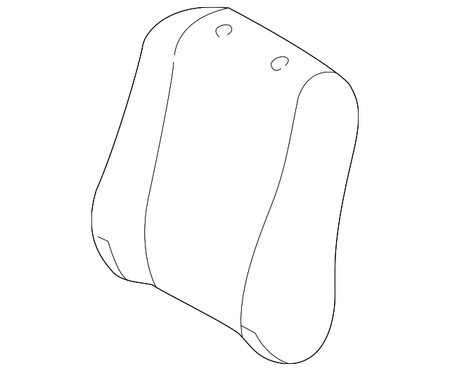 6S4Z5464416LB Деталь SEAT BACK COVER, RIGHT