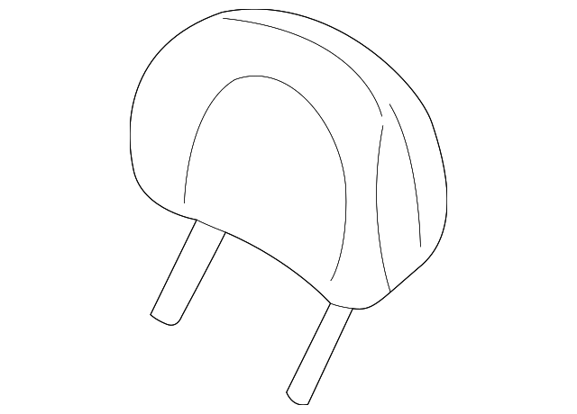 4S4Z54611A08BAD Деталь HEADREST, RIGHT
