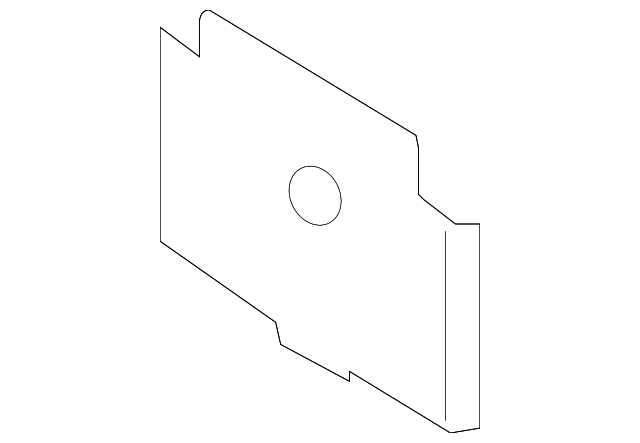 YS4Z-54108K54-AA Деталь END PLATE, LEFT