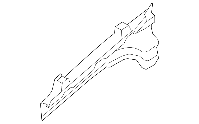 8S4Z-16154-A Деталь UPPER RAIL, RIGHT