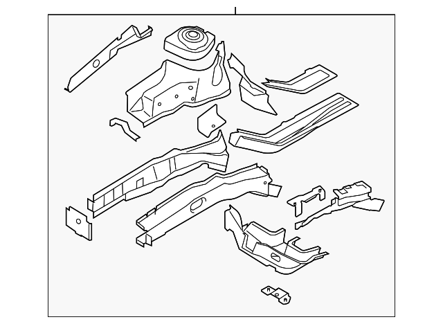 8S4Z-16054-A Деталь APRON/RAIL ASSY, RIGHT