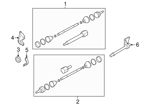 Focus DRIVE AXLES