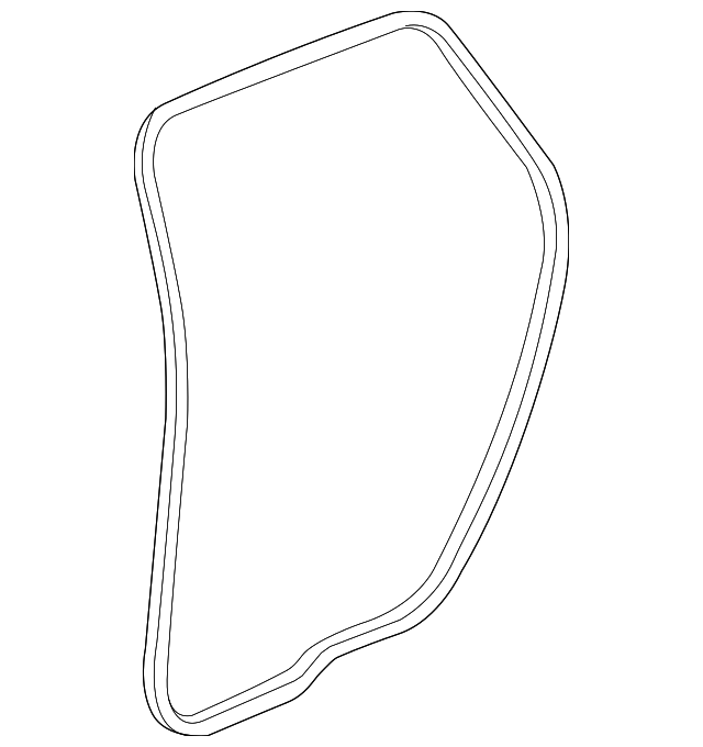 15778067 Деталь DOOR W'STRIP, RIGHT