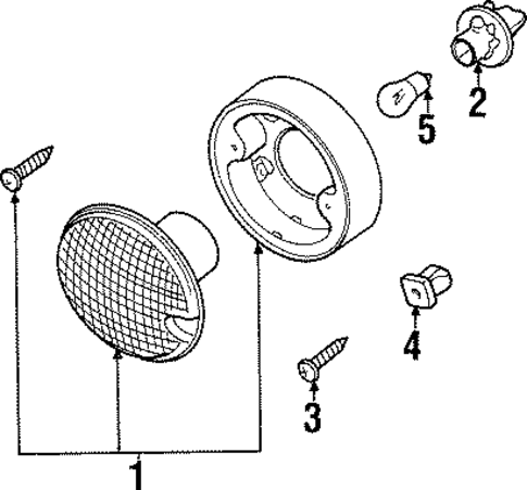Defender 90 SIGNAL LAMPS