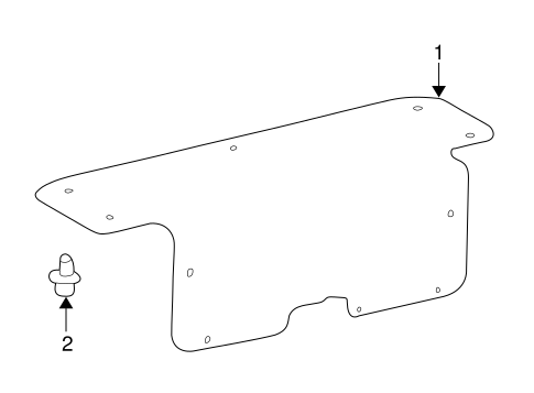 BODY/INTERIOR TRIM - TRUNK for 2006 Toyota Corolla #1