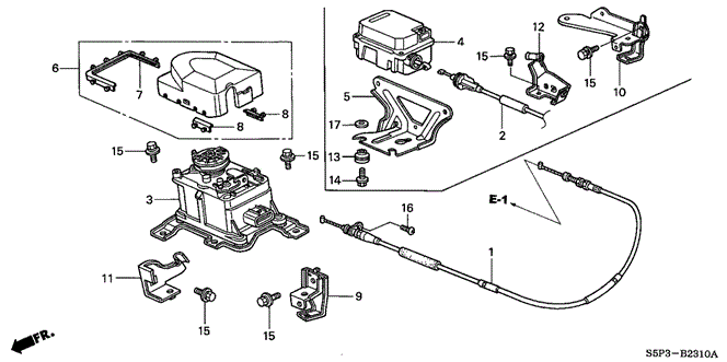 Chassis/Auto Cruise for 2003 Honda CIVIC COUPE #1